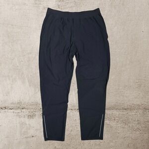 Lululemon Twill Chill Pants Men's Large Black Pull-On Stretch Athleisure‎ Wear